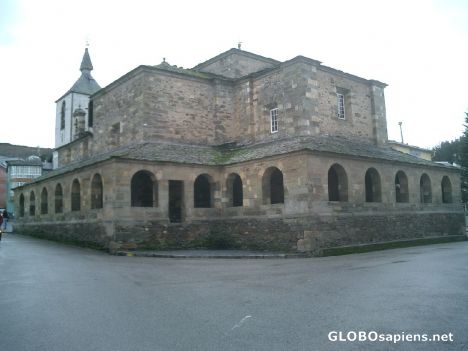 Postcard Church in Grandas de Salime