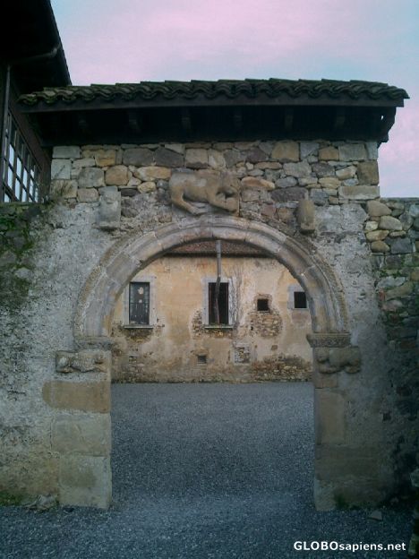 Postcard Entry to the Monastery San Salvador
