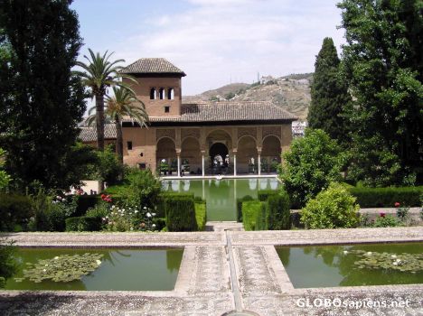 Postcard Torre de las Damas - Alhambra