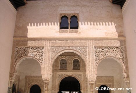 Postcard Nasrid Palace detail