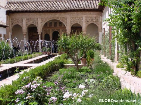 Postcard Generalife - Alhambra Palace