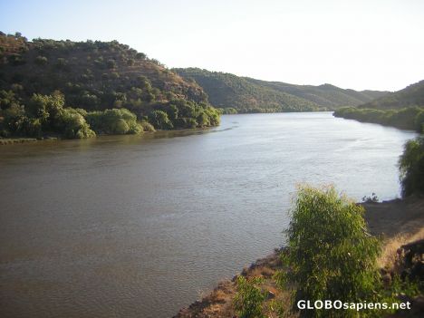 Postcard Guadiana river