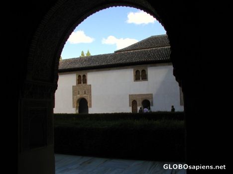 Postcard Alhambra arch