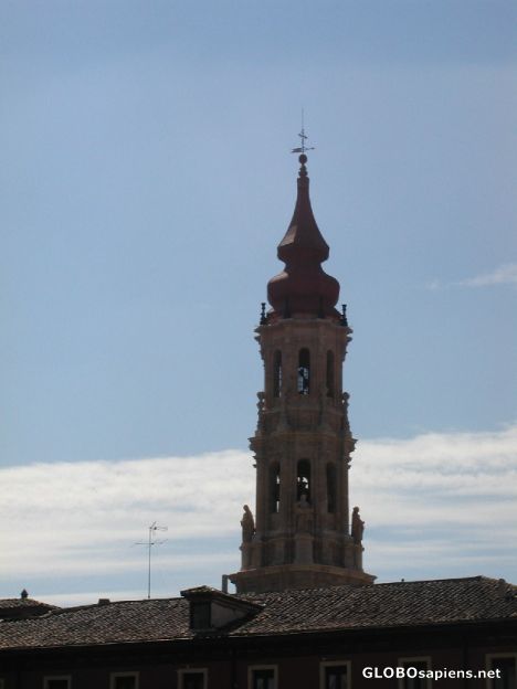 Postcard Baroque tower