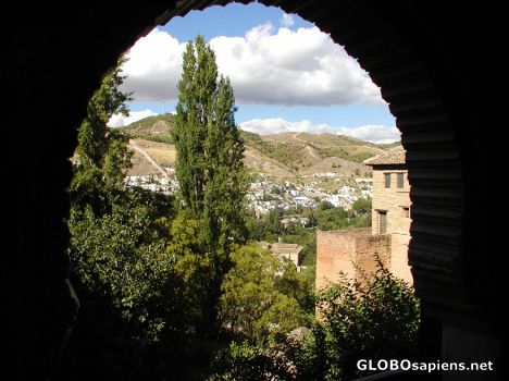 Postcard View of Sacromonte from the Alhambra