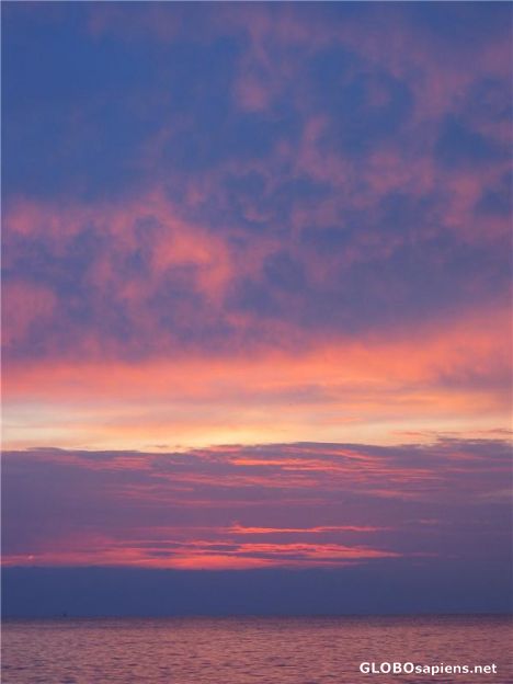 Postcard Sunset on Ibiza