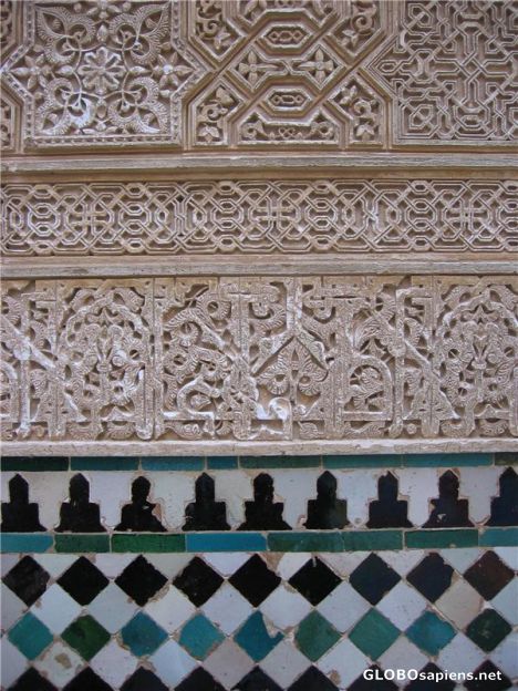 Postcard La Alhambra Motif