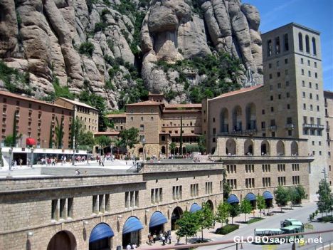 Postcard Monestir de Montserrat