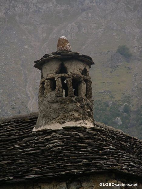 Postcard chimney of Aragon 02