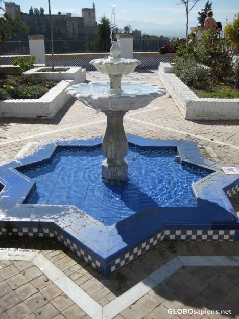 Postcard Mosque Fountain