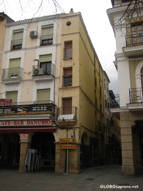 Postcard Narrowest house in Spain