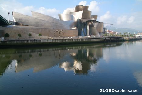 Postcard Bilbao Famous Building