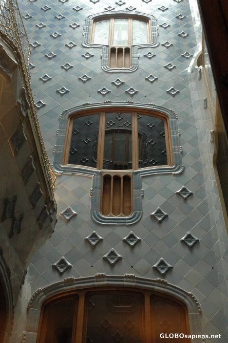 Postcard Casa Batllo by Antoni Gaudi