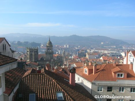 Panoramic view of Orense in day time