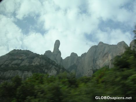 Postcard Mountain Montserrat