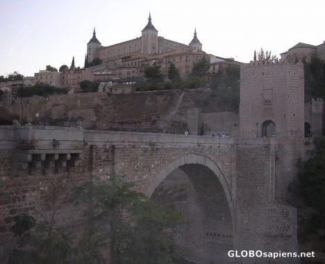 Postcard Alcázar in Toledo