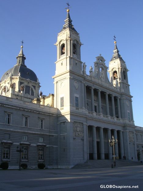 Postcard Catedral de la Almudena.