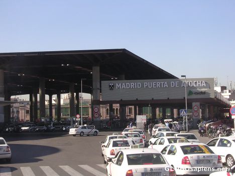 Postcard Atocha railway station