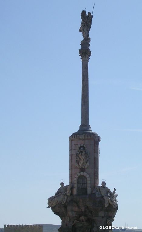 Postcard Column with a Sant Rafael