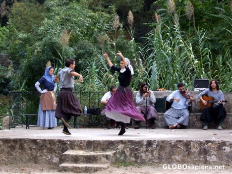 Postcard La Granja - Folk Dancing