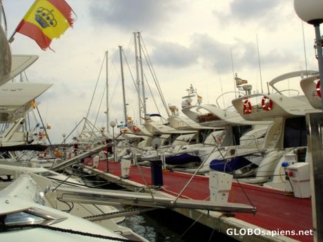 Postcard Spanish Boats