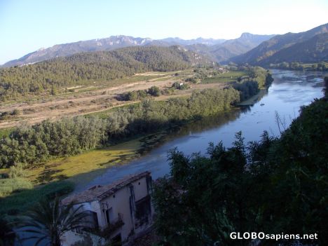 Postcard The Ebro river