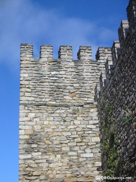 Postcard Fragment of the old wall