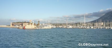 Postcard Denia Yacht Club