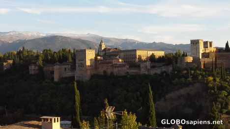 Postcard Alhambra in Granada