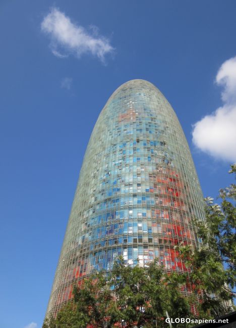 Postcard Torre Agbar