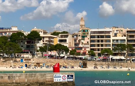 Postcard Porto Cristo on Mallorca.