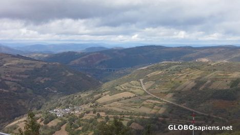 Postcard View from O Cebreiro Pass