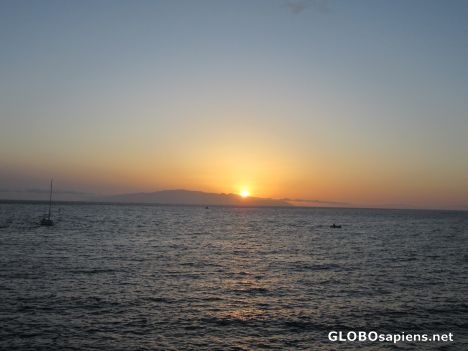 Postcard La Gomera sunset
