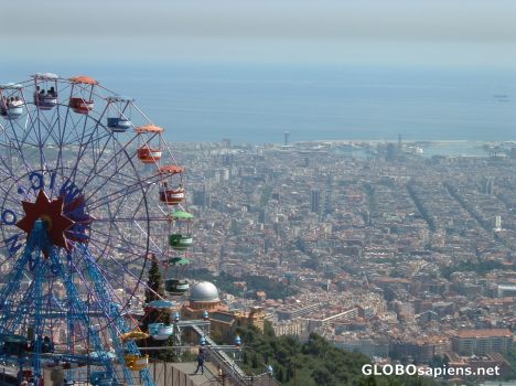 Postcard Barcelona Panorama