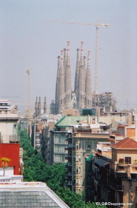 Postcard La Sagrada Familia