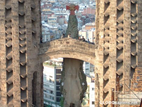 Postcard La Sagrada Familia - Bridge
