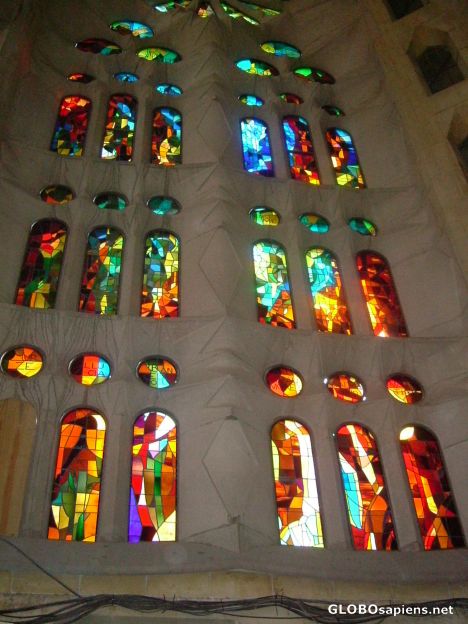 Postcard La Sagrada Familia - Window