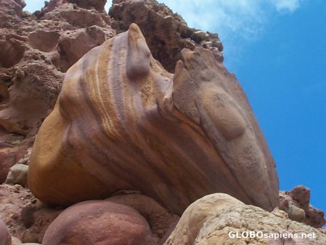 Postcard Sand stone at Cala Morell, Menorca