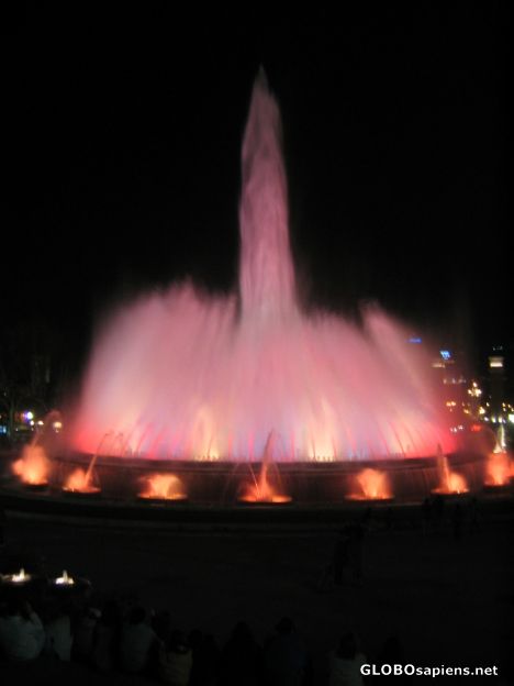 Postcard Montjuic fountain, really gorgeous!!!