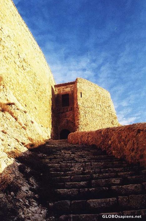 Postcard STAIRCASE IN FORTRESS