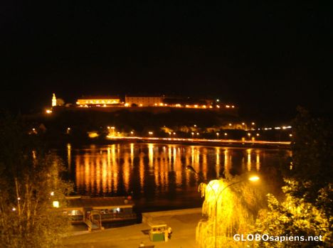 Postcard Citadel by night