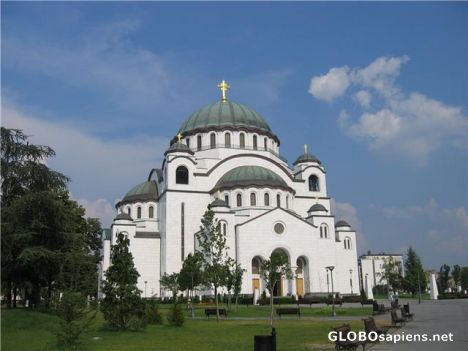 Postcard St. Sava Church