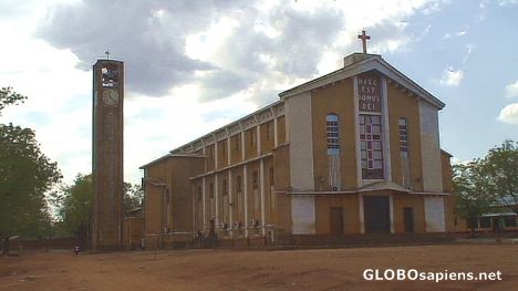 Postcard Catholic Cathedral in Juba