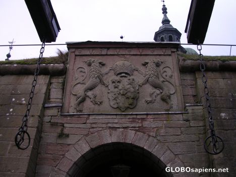 Postcard Gate entrance to the Kalmar Castle