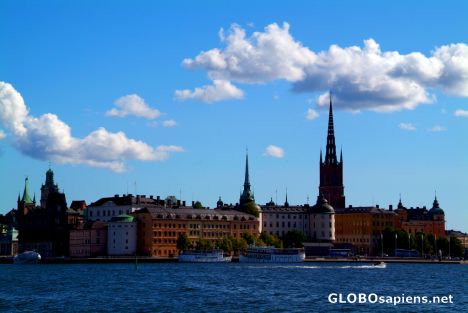 Postcard Stockholm (SE) - Riddarholmen view