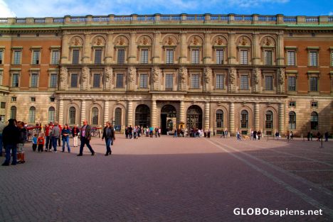 Postcard Stockholm (SE) - Royal Palace - entry