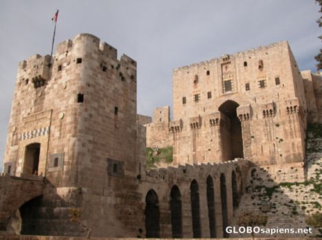Postcard Entrance to Aleppo's Citadel.