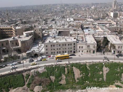 Postcard View over Aleppo.