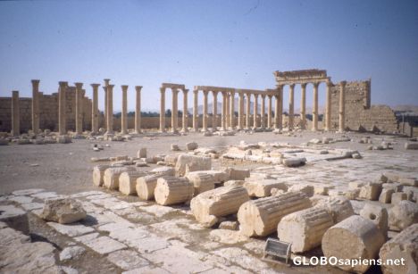 Postcard Palmyra, Temple of Baal