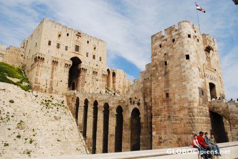 Postcard Halab citadel
